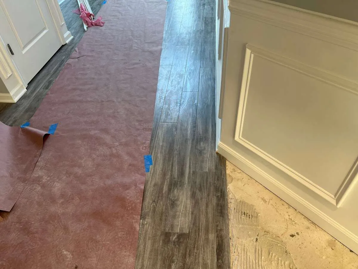 Completed marble shower restoration in Norton Shores